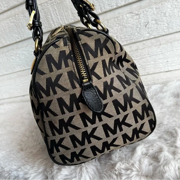 MICHAEL KORS Signature Y2K Bowling Bag Boston Mercer Selma Riley 